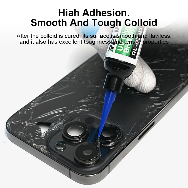 RELIFE RL-035D Repairing Broken Frame UV Glue for Mobile Phone Strong Adhesion High Hardness Camera Frame Bonding Adhesive