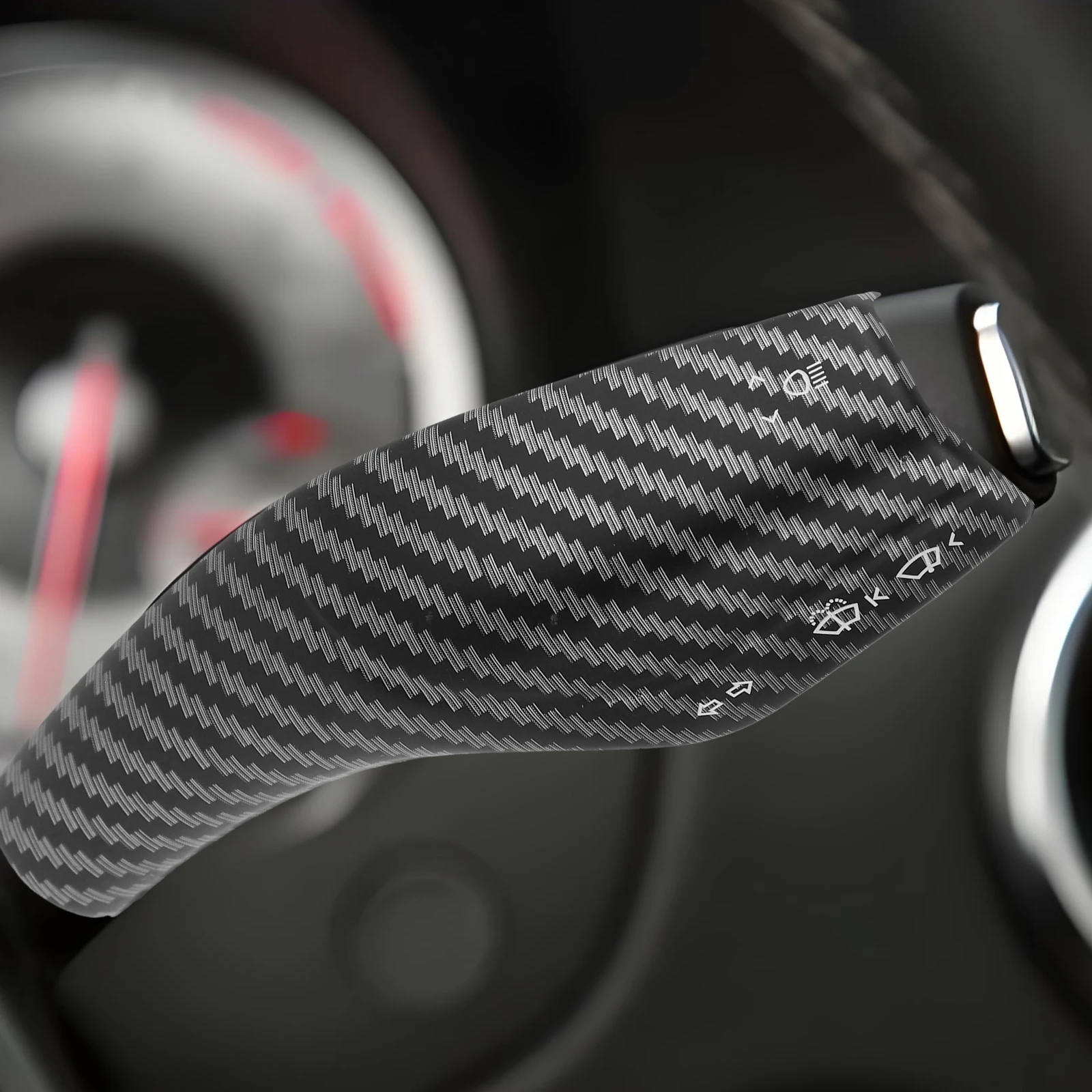 

2 Pcs Decorative Patches of Handles Car Gear Lever Shift Protection Cover Covers Decoration Decors