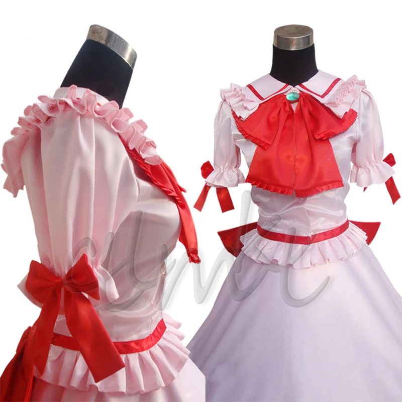 Touhou Project Cosplay Remilia Scarlet Costume Set completo costumi per feste di carnevale di Halloween