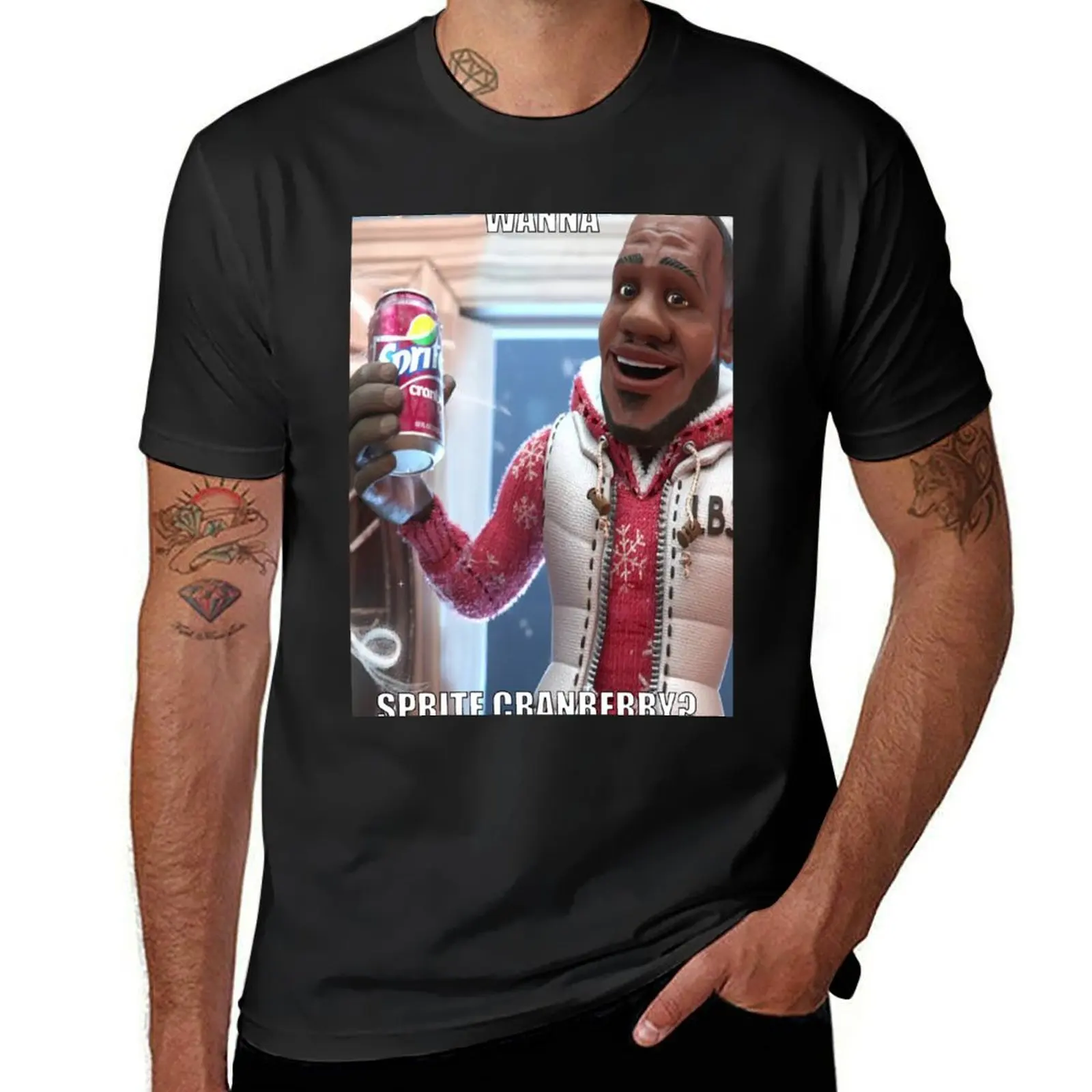 

Sprite Cranberry - Wanna Sprite Cranberry Meme ****TOP ZOZLE**** Футболка Персонализированная футболка негабаритные мужские футболки с рисунком