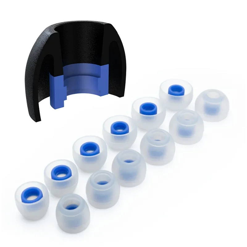 AZLA Sednaearfit نصائح أذن قصيرة خفيفة لسوني Sennheiser سيليكون سماعات أذن TWS Sednaearfit سماعات أذن قصيرة لنصائح IEM