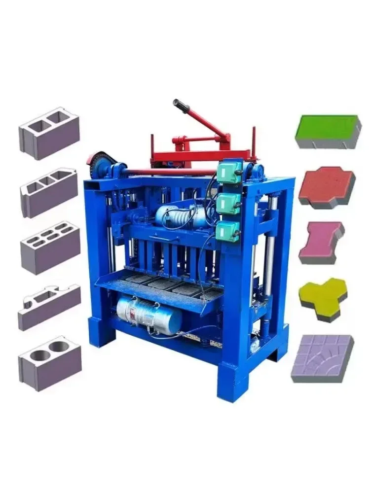 Automatic Hollow Sand Paving Laying Moulding Concrete Paver Block Cement Brick Making Machine Price