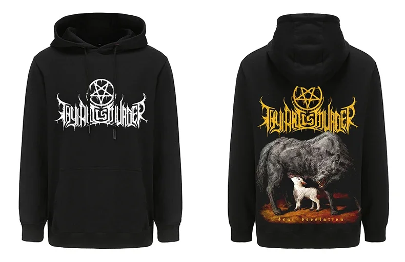 Thy Art Is Murder Heavy Metal Hoodies Mens Hip Hop Winter Warm Fleece Hoodie Australia Australia Streetwear Zip-up Hoody Tops