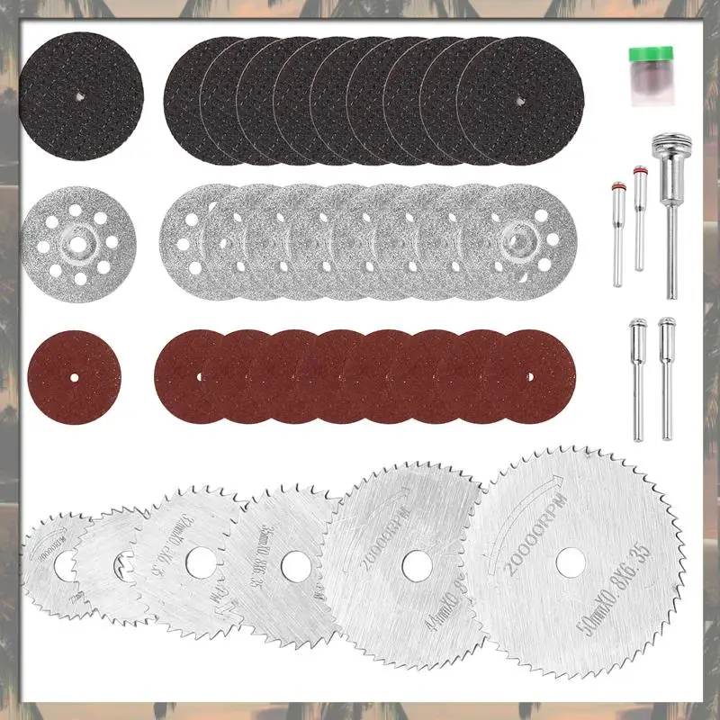 A70U Nieuwe 41 Stuks Snijwiel Set Roterende Snijwielen Tool Kit Voor Dremel Rrotary Tool Accessoires Voor Hars Metaal Hout steen
