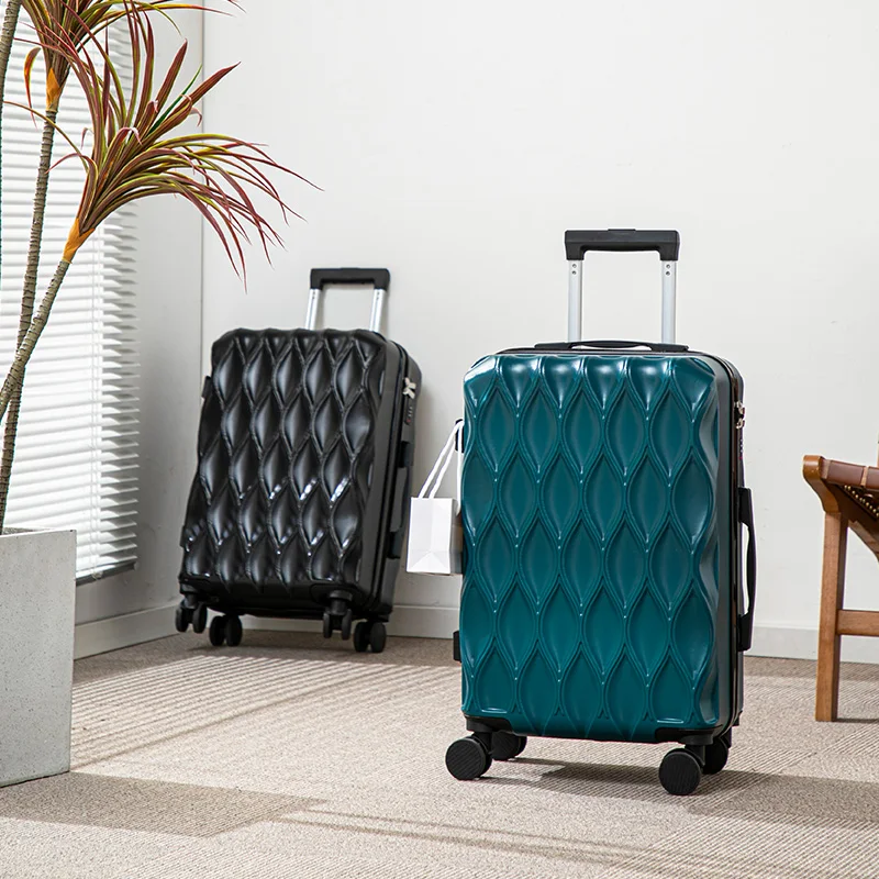 Waveline 17-25 بوصة الأمتعة المتداول حقيبة موجة نمط حقيبة سفر أنيقة سعة كبيرة المتداول حقيبة سفر حقيبة #2