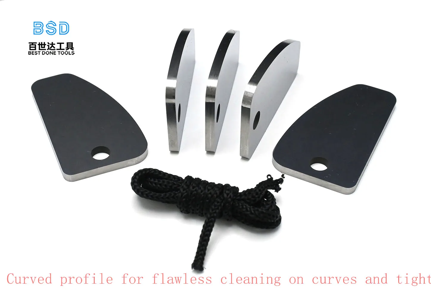 48×28×3mm Carbide Denibbing Scraper – Professional Automotive Paint Stain & Dust Removal Tool