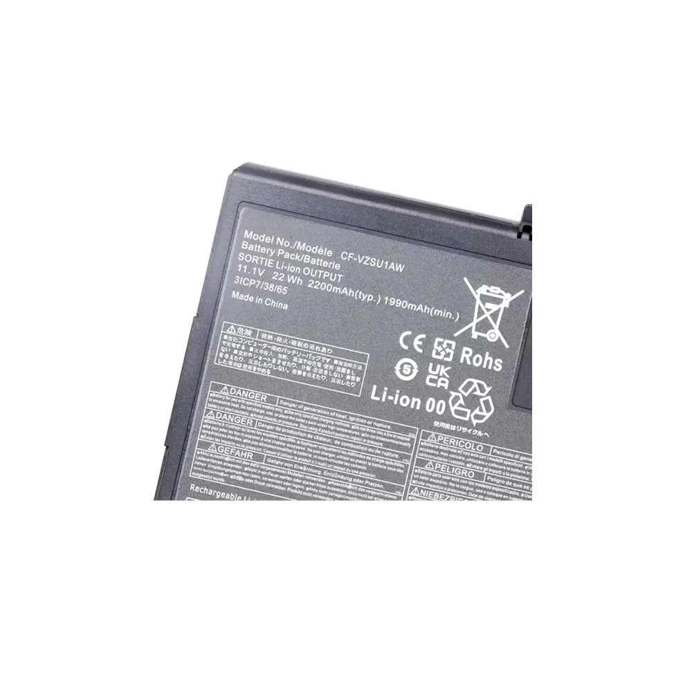 11.1V 22Wh 2200mAh CF-VZSU1AW CF-VZSU1BW بطارية الكمبيوتر المحمول لباناسونيك تاوت بوك CF-33 CF33X