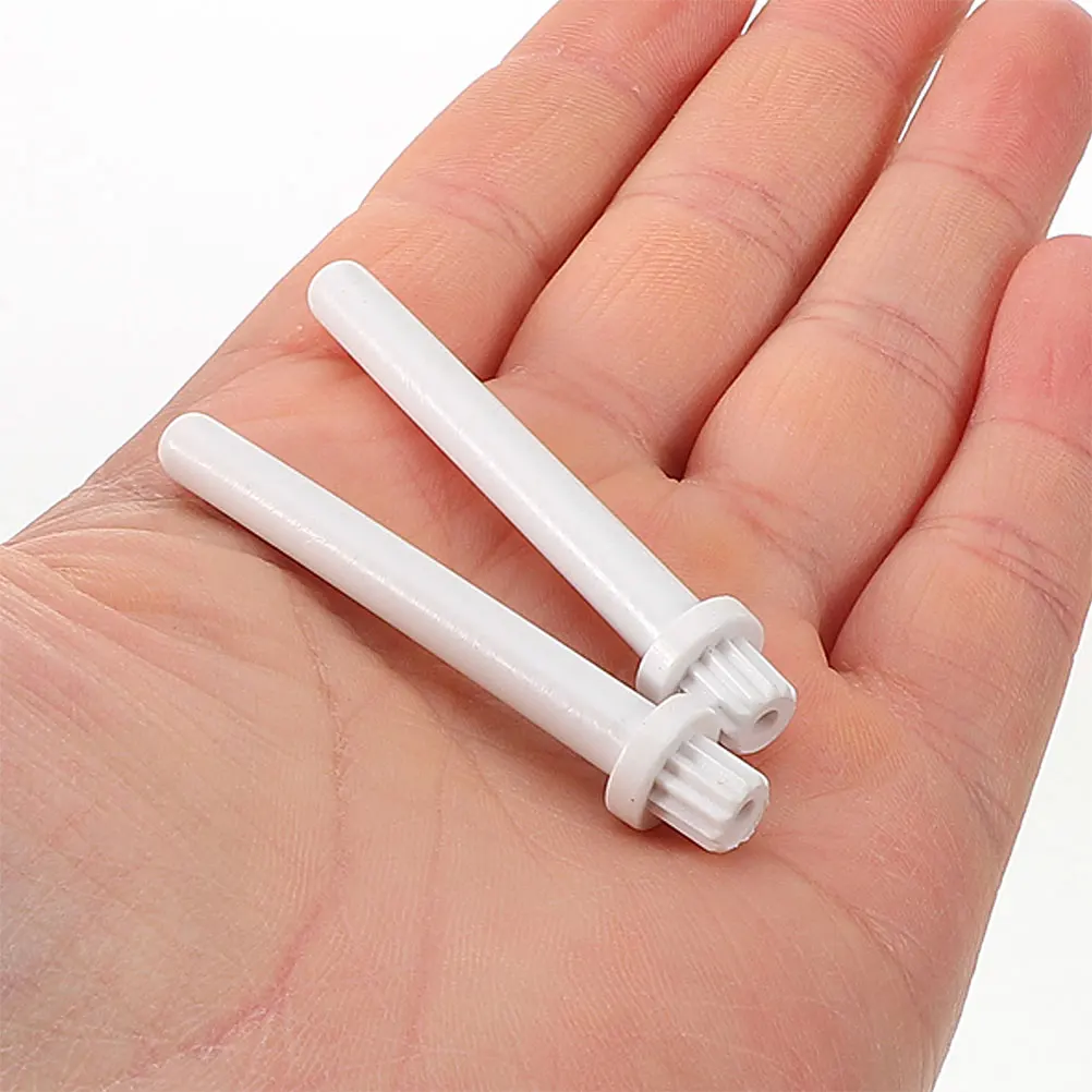 

3 Pcs Sewing Machine Accessories Durable Plastic Thread Holder Spool Pin White Spindle Bobbin Winder Parts Embroidery Organizer