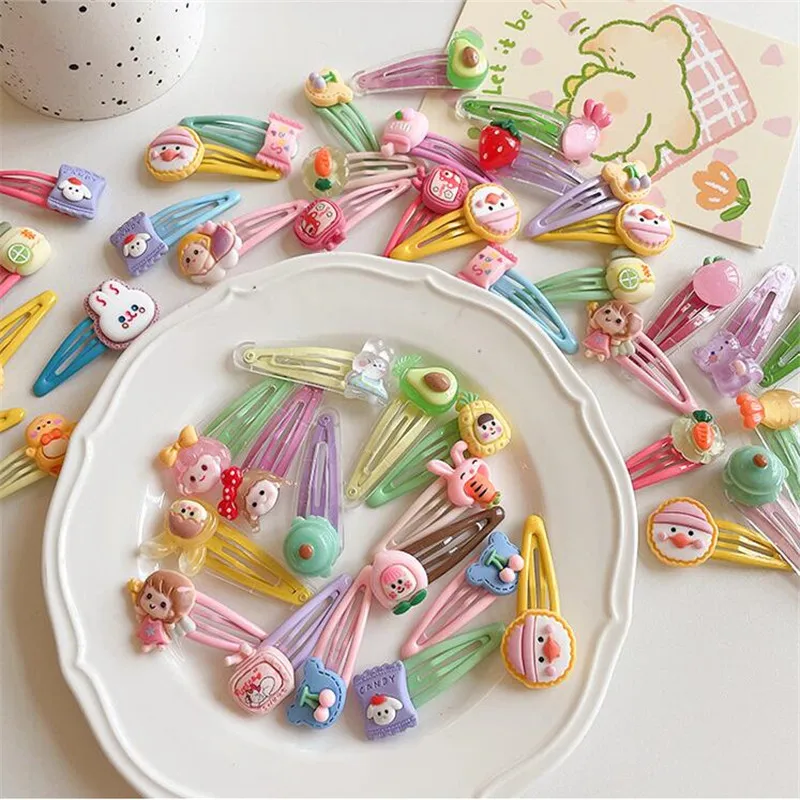 10Pcs/Lot Fashion Children Hair Accessories BB Head Dripping Clips Broken Baby Bangs Side Hairpin Headgear Girls Fairy Headdress