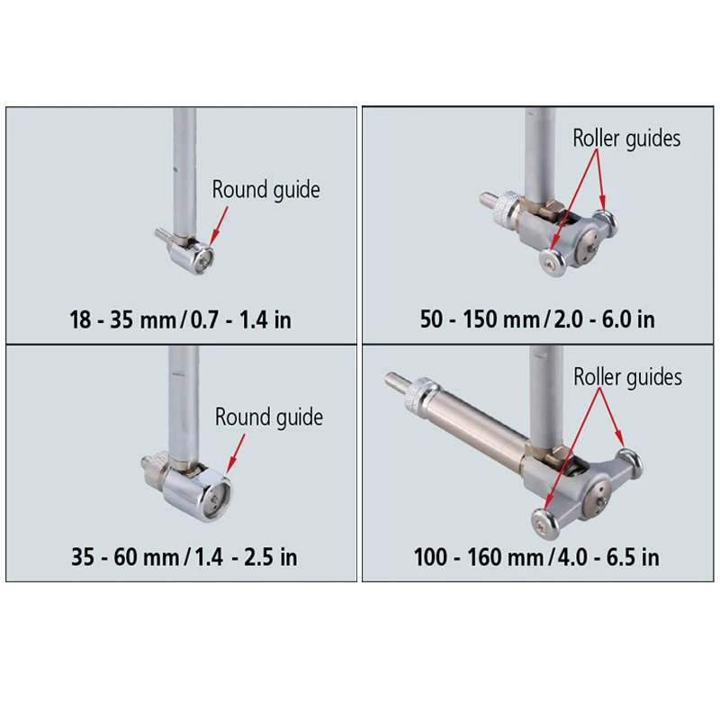 Imagem -04 - Micrômetro Dial Bore Gauge Micrômetro Micrômetro Braço Curto Diâmetro Interno 1835 511761 762 763 766 768 Japão