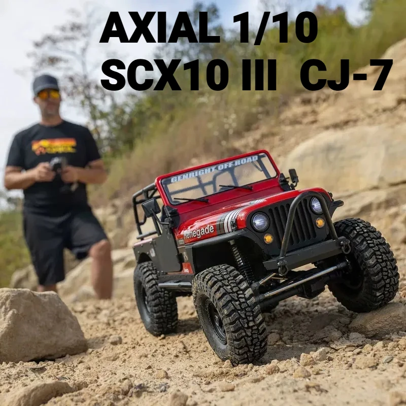 Axial 1/10 Scx10 Iii  Cj-7 4wd Brushed 3s Scale Performance Rc Rock Crawler Off Road Terrain Rtr Remote Control Hobby Vehicle