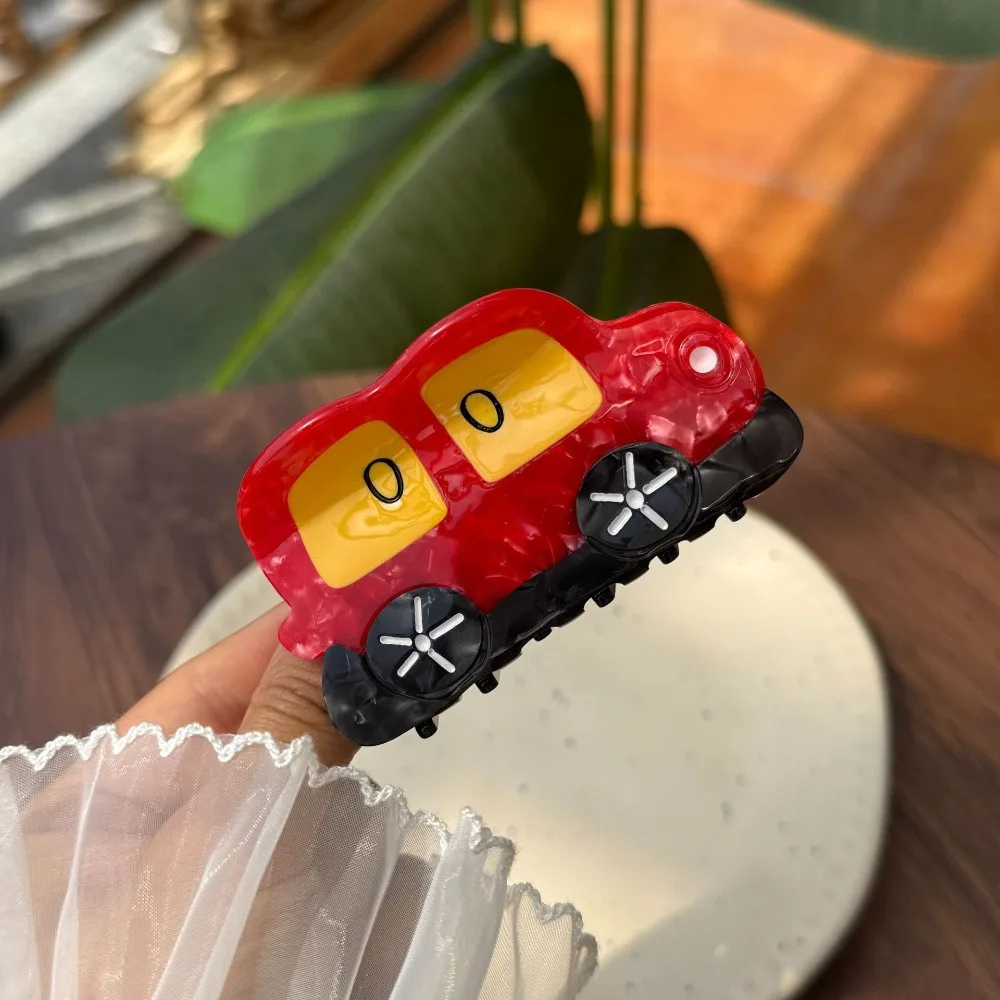 

Waterproof Acetic Acid Hair Claw Watermelon Cartoon Creative Car Shark Clip Korean Style Headwear Acrylic Hair Accessories Girl