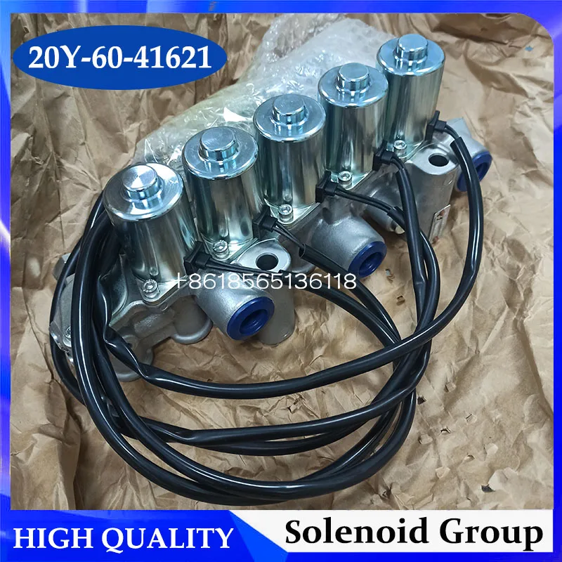 

20Y-60-41621 Solenoid Valve Assembly 20Y6041621 for PC200-8 PC220-8 PC240-8 Solenoid Valve Group