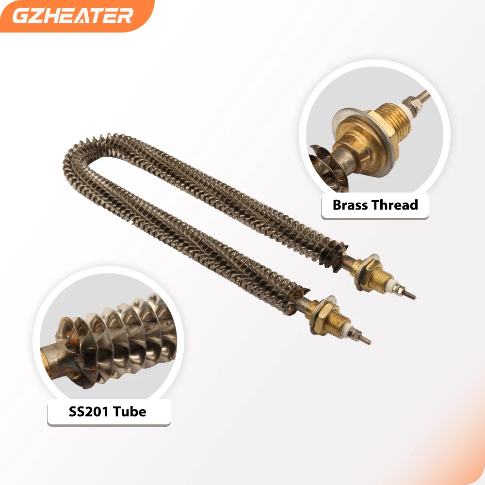304SS U Type Fin Air Heating Element 800W/1000W 220V Finned Heater Electric Heat Tube for Baking Box Industry Machine - Image 4