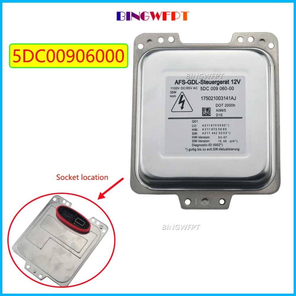 

НОВЫЕ Автоаксессуары: Ксеноновый балласт D1S AFS GDL Stuergerat 5DC00906000 HID 12V для Mercedes Benz W211 E200