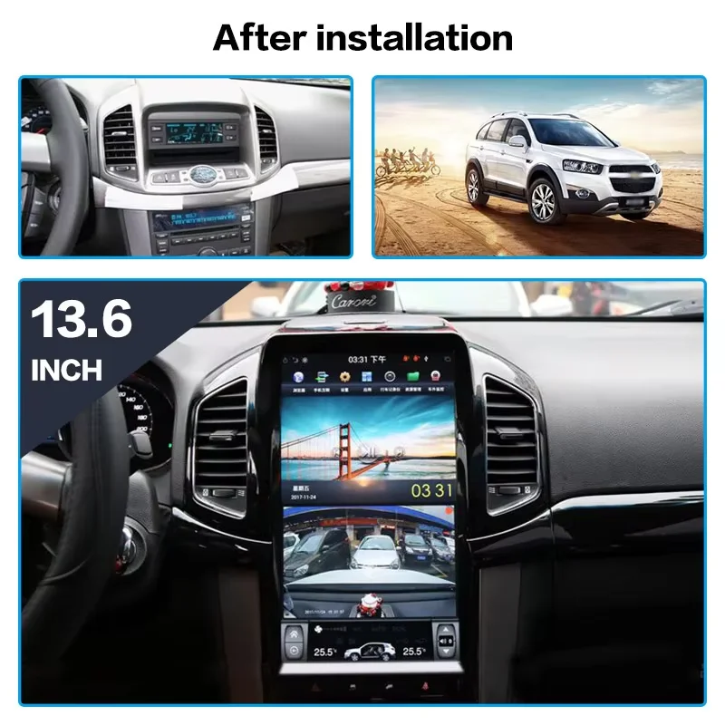 For Chevrolet Captiva C140 2008 - 2017 Android Car Radio 2Din Stereo Receiver Autoradio Multimedia Player GPS Navi Unit Screen