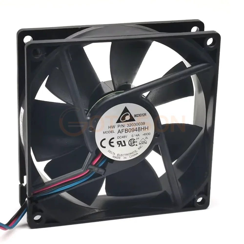 

NEW For Delta AFB0948HH 9025 48V 0.14a 9cm 90*90*25mm chassis server inverter cooling fan