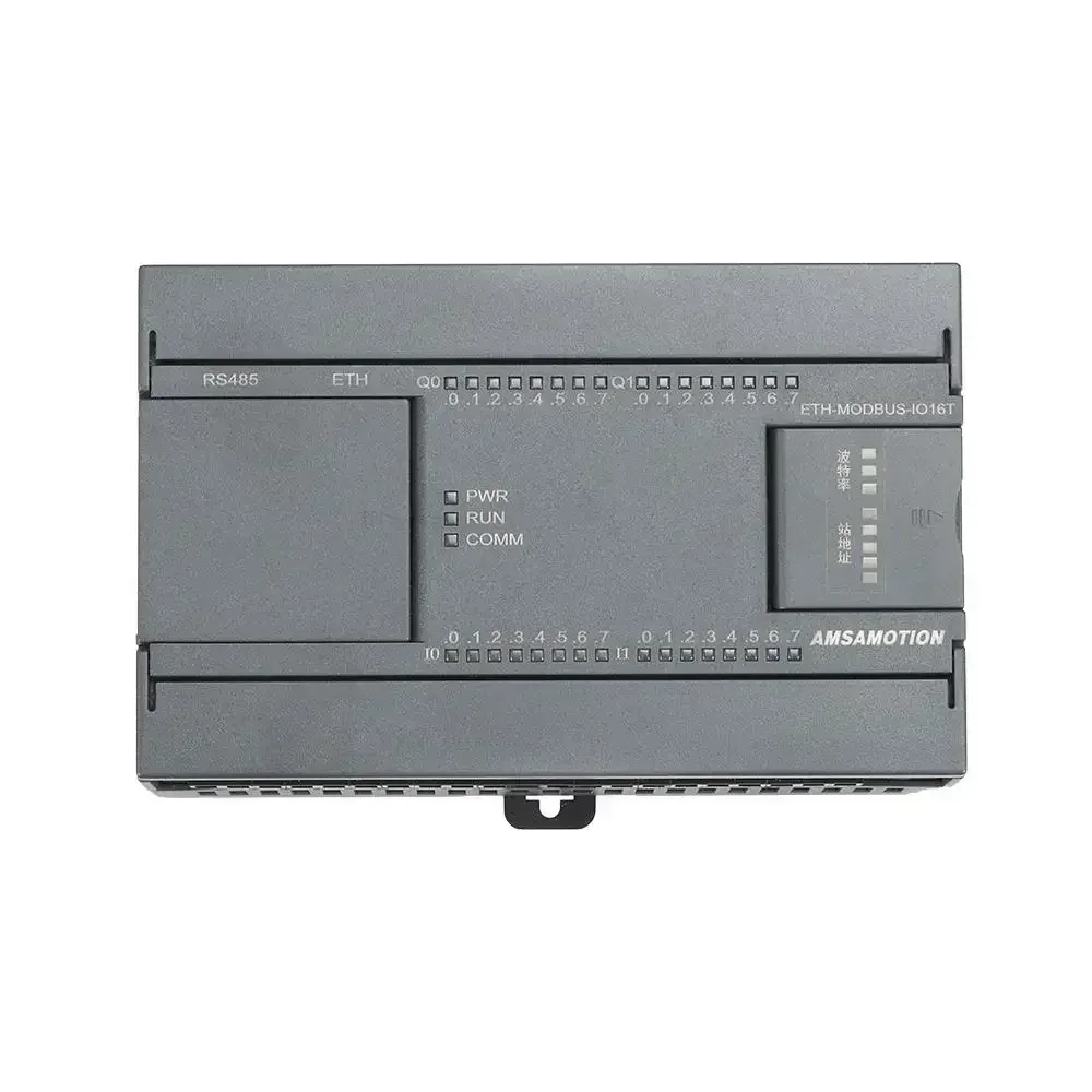 ETH-MODBUS-IO16T MODBUS remote IO module TCP-network port switch 16 input/16 transistor output  RTU TCP RS485 Protocol module