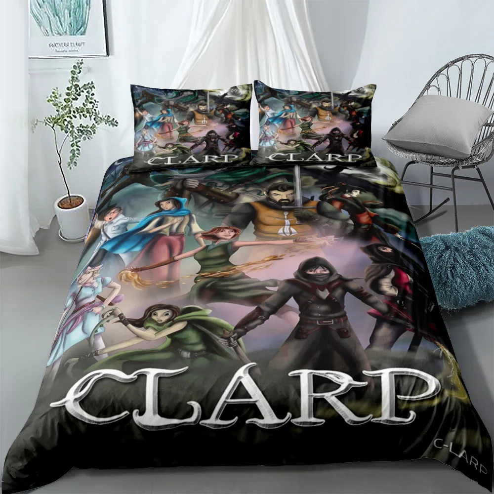 

Комплект пододеяльников Clarp EU Single Double King US Twin Full Queen Size постельное белье