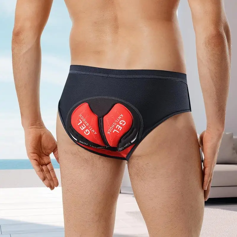 Biker Cycle Undershorts ผู้ชายขี่จักรยานกางเกงขาสั้น Breathable เบาะขี่จักรยานขี่จักรยานกางเกงสบายขี่จักรยานชุดชั้นใน