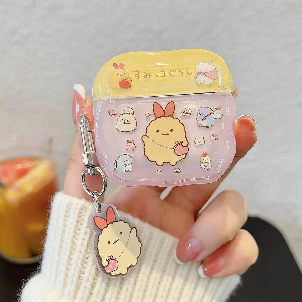 Chicken Pattern Earphone Cover For AirPods Pro 3 Pro 2 2nd Case TPU Silicone Headphone Cases For AirPods 4 3 Funda With Keychain - view 2