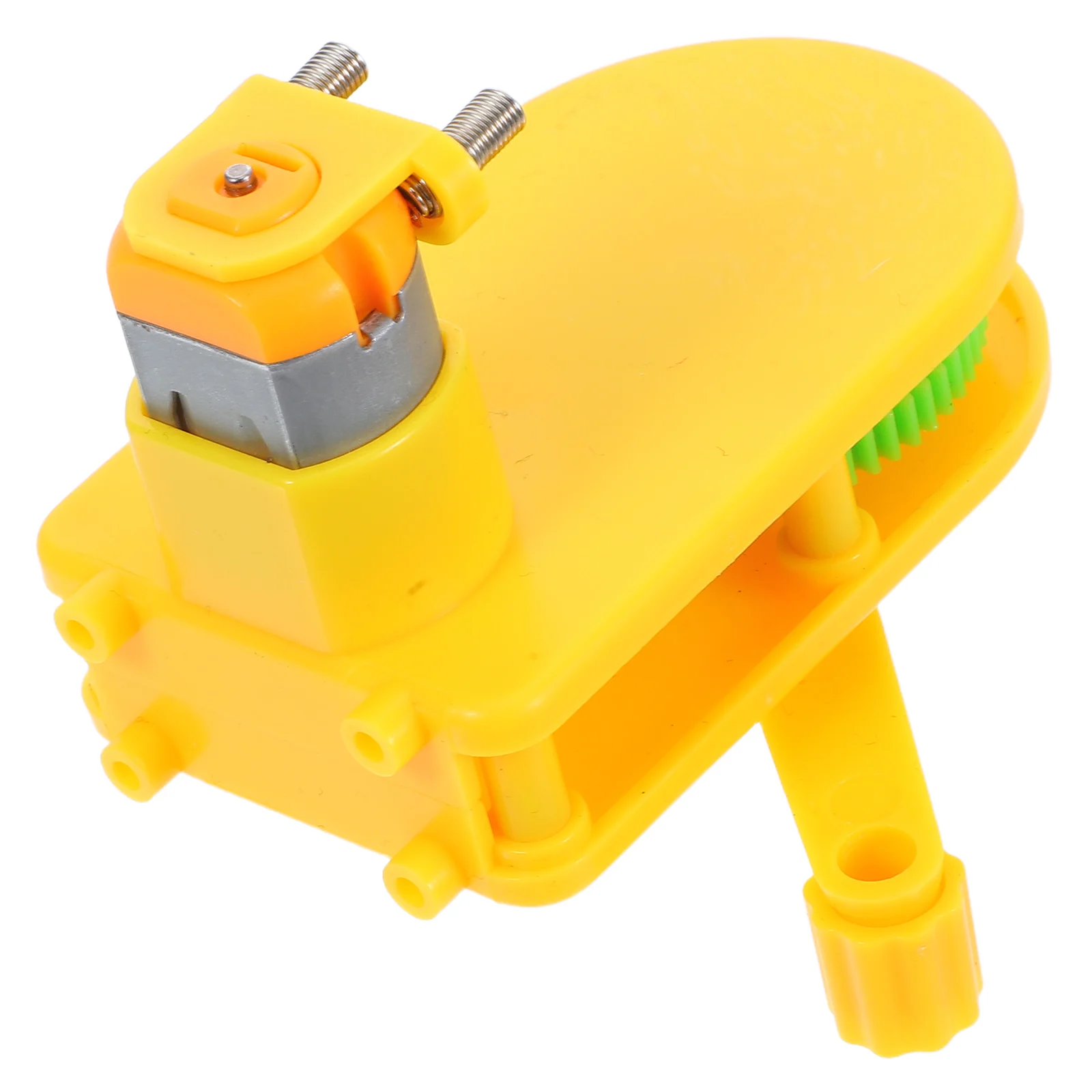 Hand Generator Physics Kit Yellow Student Crank Science Experiment Teaching Tool Manual Generators DIY Electromagnetism