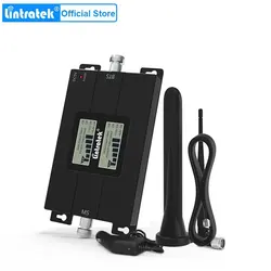 Lintratek Car Use Cell Phone Signal Booster 2G 4G Dual Band LTE Internet GSM 900mhz LTE 1800mhz Mobile Signal Repeater Amplifier