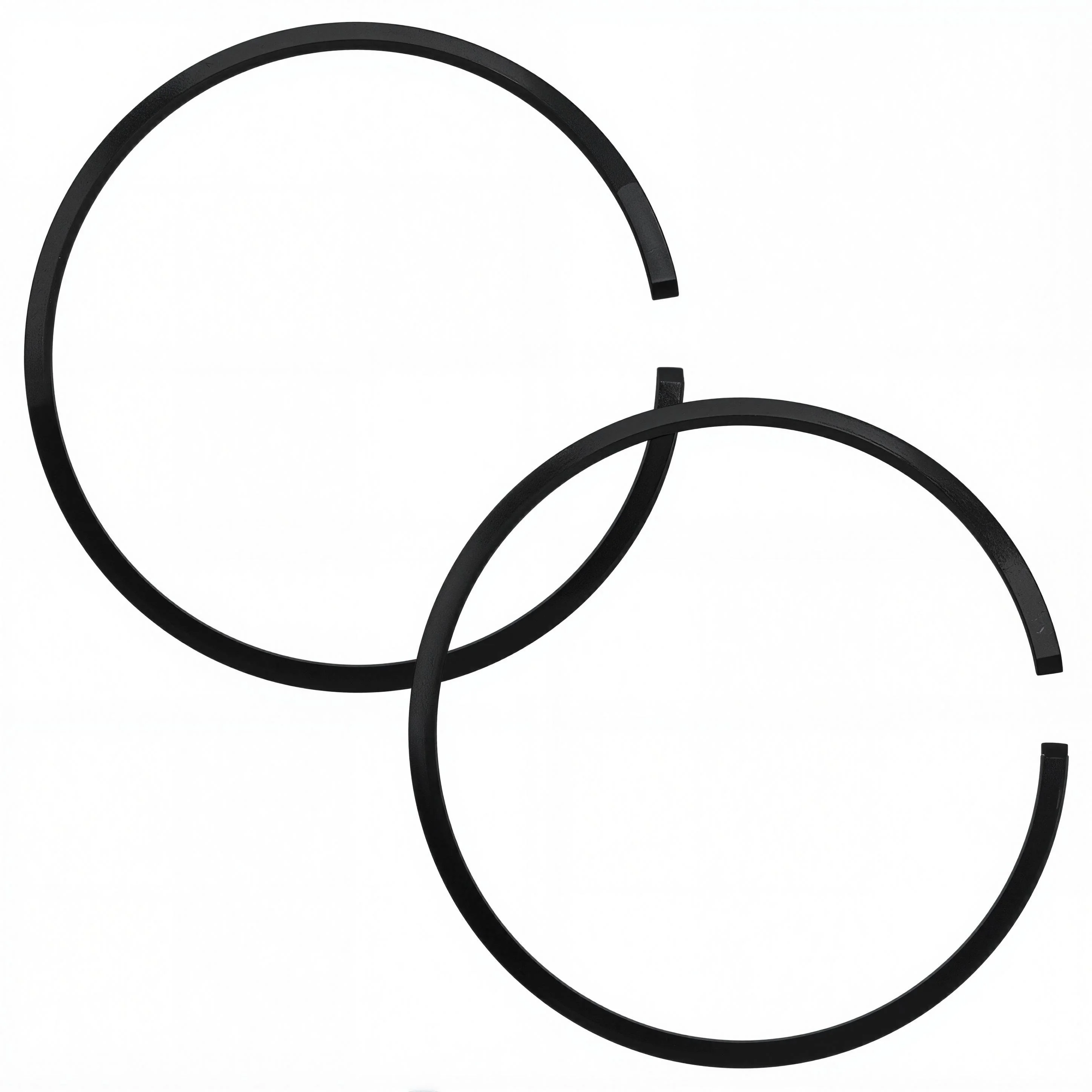 2pcs/lot Piston Rings 50mm x 1.2mm For Husqvarna 365 365XP 371 372 372XP 362 Chainsaw Part 11280343000