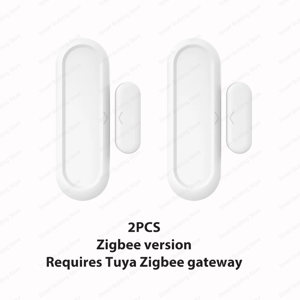 IP65 Tuya Zigbee WLAN Tür- und Fenstermagnetsensor Drahtlose Verbindung Smart Home Schutz Wasserdichte Türdetektoren Automatisierung