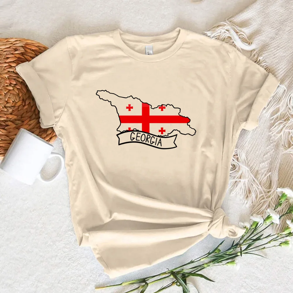 Georgia t-shirts women casual wear t-shirts female manga clothes