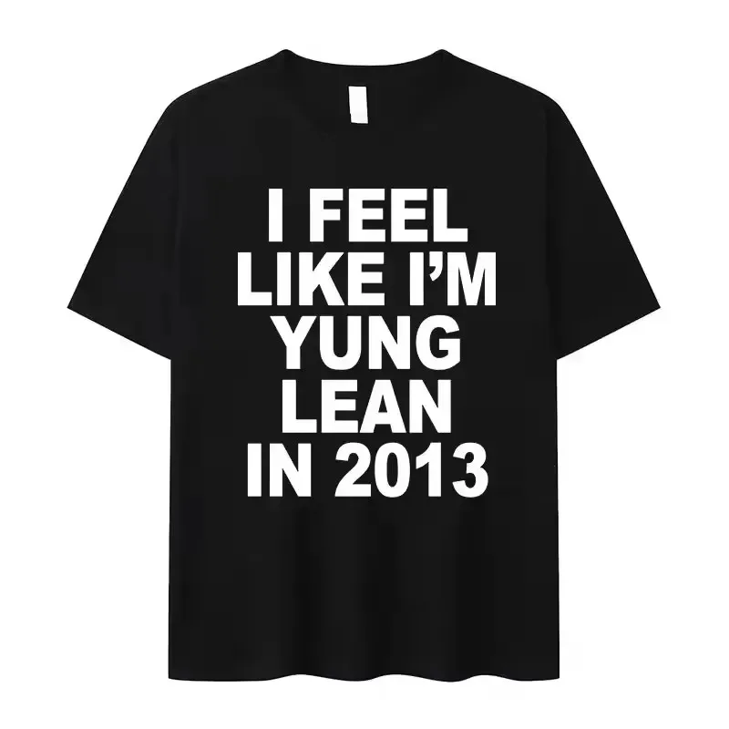 Yung Lean Unknown Death 2002 Album Tour T Shirt Man Fashion Casual Short Sleeve T-shirts Unisex High Quality Tshirt