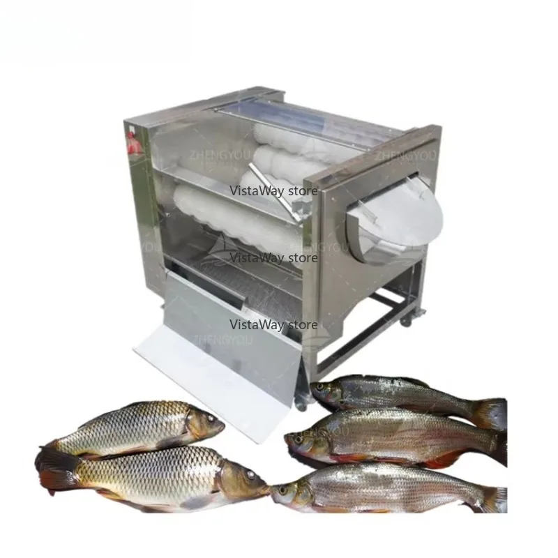 

High efficiency Fish scale remove machine fish scale cleaning machine chicken feet cleaner fish scaler