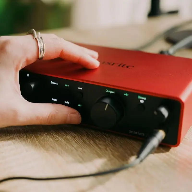 Forster Scarlet for 2i2 Quad Generation Sound Card for Audio Book Production and Recording Musical Instrument Accessory view 4
