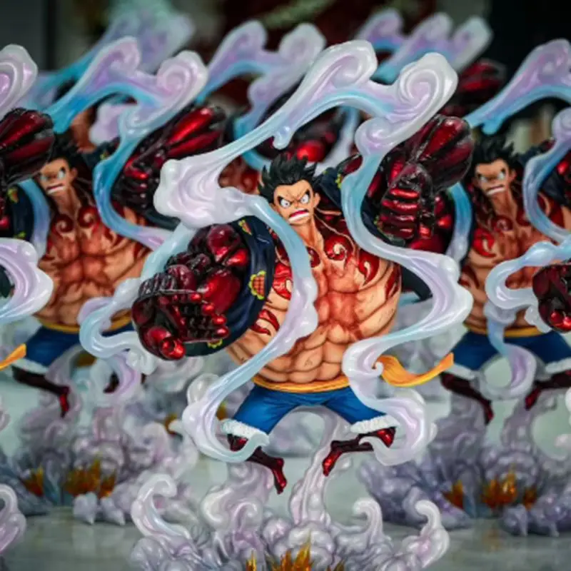 New 38cm Jt Statue One Piece Monkey D. Luffy Gear 4 Model Dolls Figurine One Piece Anime Figure Collectible Toys Gifts - view 3