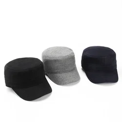 Winter Large Size Baseball Caps Old Men Warm Short Peak Wool Hat Big Head Man Plus Size Felt Snapback Cap 56-60cm 60-65cm
