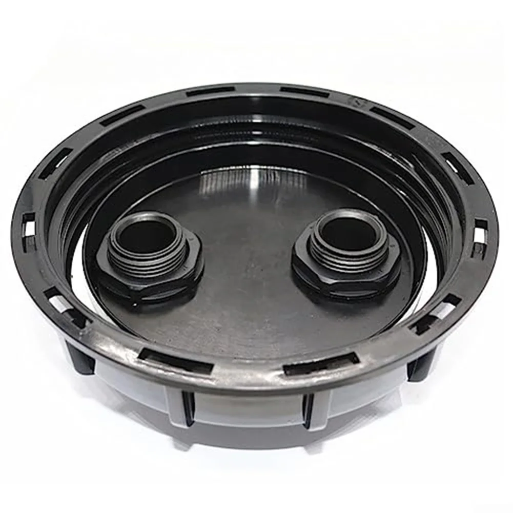 DN150 IBC Tank Adapter Cap For DN150/163mm IBC Tanks IBC Vented Lid 163mm Dia With 1in Male Thread Plastic IBC Tank Adapter