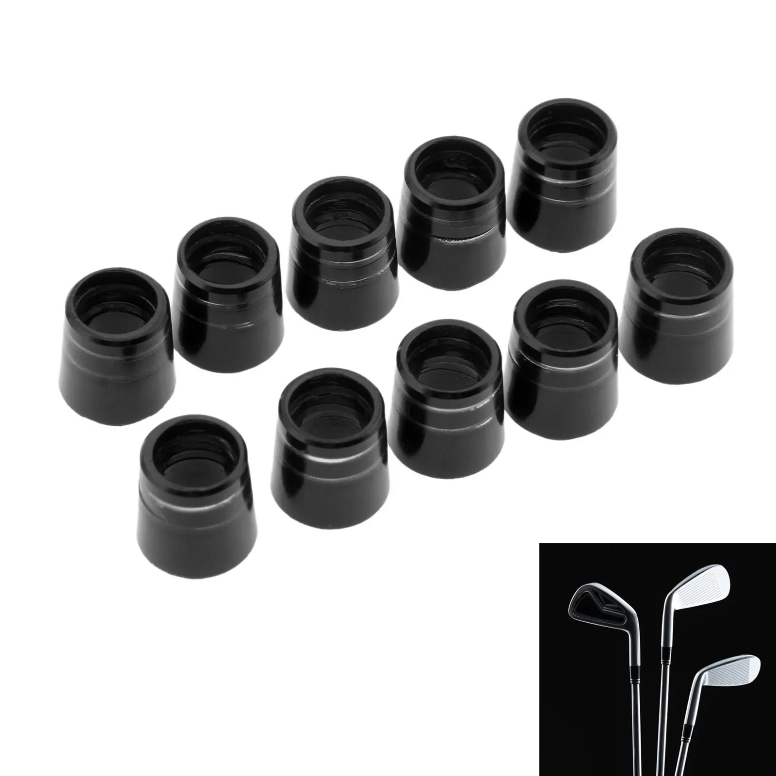 gohantee 50pcs Golf Club Sleeve Ferrules Fit 0.335\