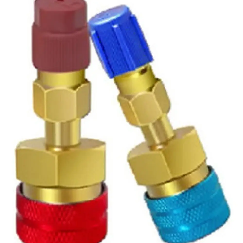 R1234yf Quick Coupler Adapter Kit Air Conditioning Refrigerant Charging Port Connector For Automotive Repair Tools