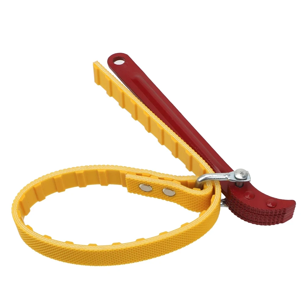 8Inch Folding Belt Wrench Multifunctional Bottle Openers Wrench Puller Strap Spanner Chain Oil Filter Spanner Pipeline Wrench