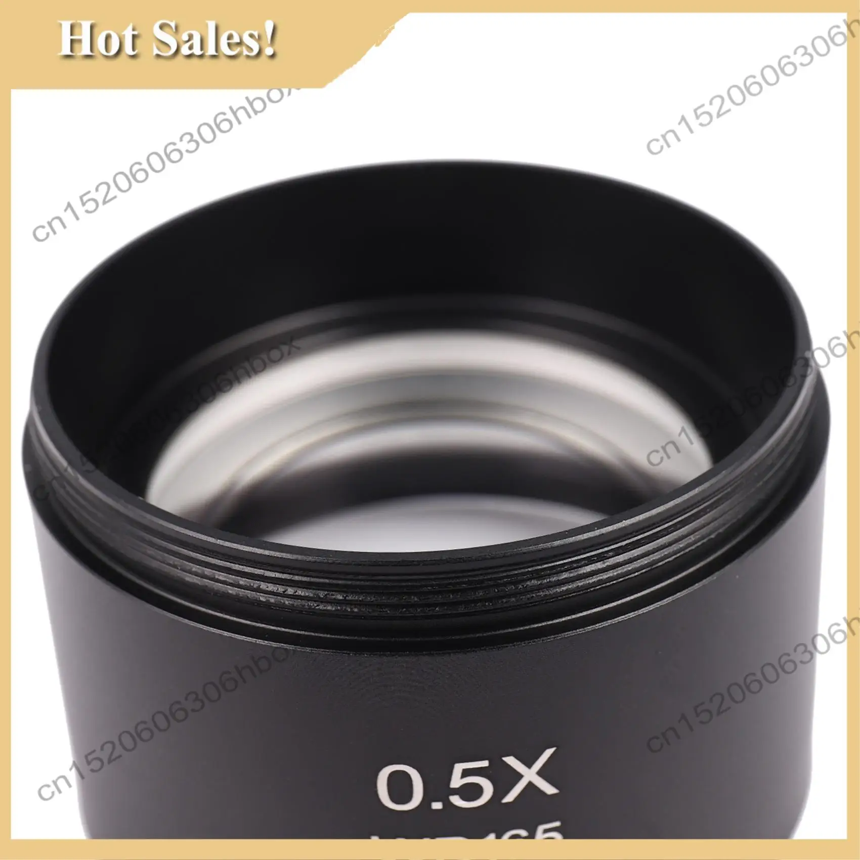 

-HOPE Wd165 0,5X стереомикроскоп Вспомогательный объектив Объектив Барлоу с монтажной резьбой 1-7/8 дюймов (M48 мм)