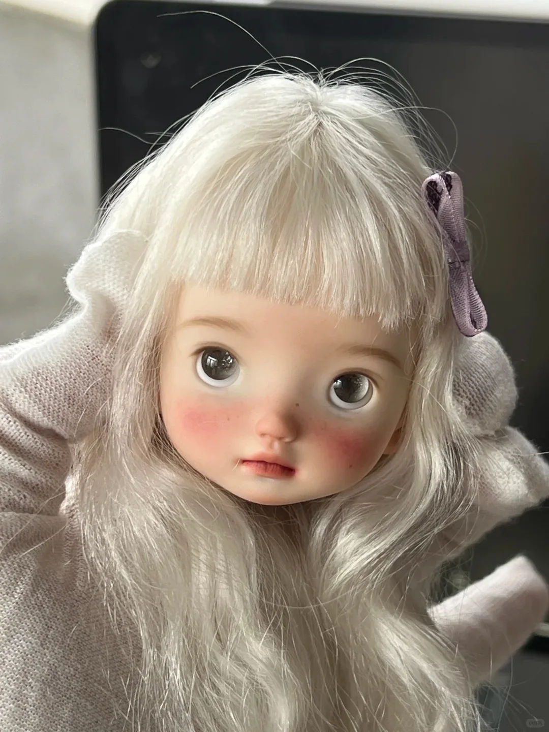 

New BJD doll 1/6 makeup K2 head for sale single head bailu cute girl boy high quality Just the head