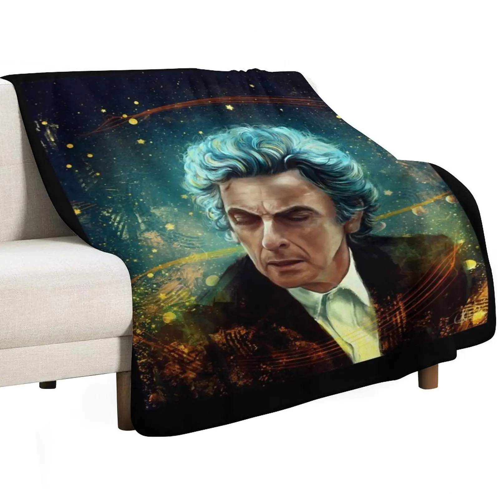 Gift For Men Peter Capaldi Retro Vintage Throw Blanket Sofa Throw manga Hairy Luxury Brand Kid'S Blankets