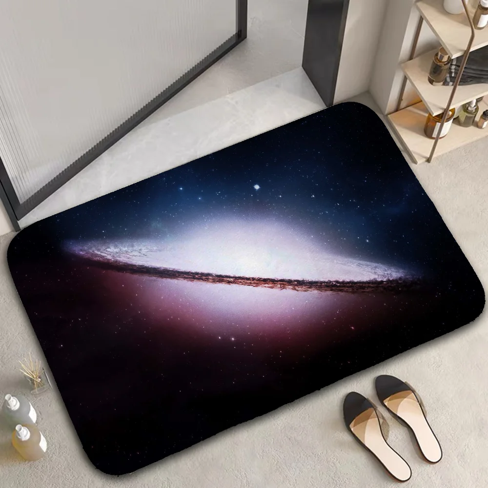 Galaxy Bathroom Mat Carpet for Kitchen Mats Prayer Rug Door Floor Mat Rugs Foot Bath Non-slip House Entrance Home Textile Garden