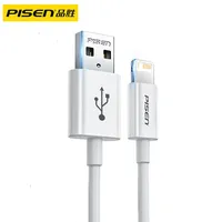 Pisen Data Cable Suitable For Apple 12 XRiphone15 Charger 14PD Fast Charging Single Head Motorcycle Electronic Accessories