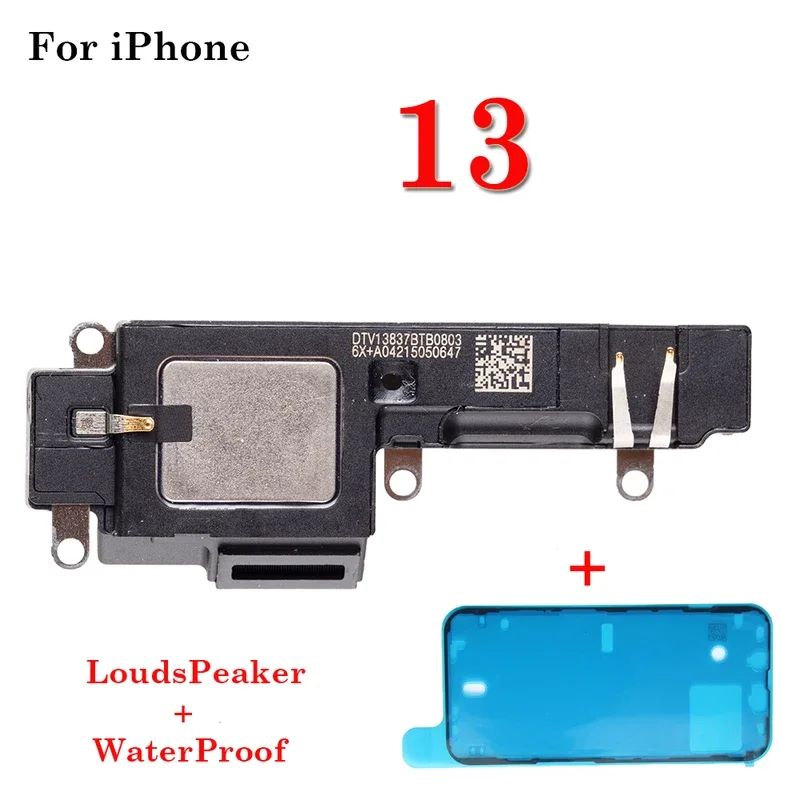 Sound buzzer ringer for iPhone 6s 7 8 x XR XS 11 12 13 14 plus mini pro Max bottom loud speaker flex cable waterproof sticker