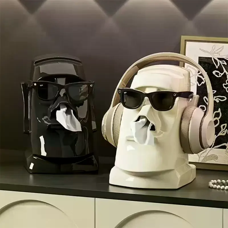 

Бытовая коробка для салфеток, креативная каменная фигурка, коробка для бумажных полотенец, гостиная, спальня, стол, декоративная коробка для салфеток в современном стиле