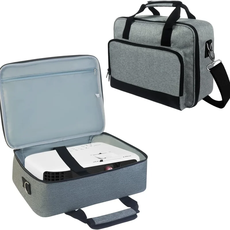 Multi-functional Crossbody Handbag Dust-proof Travel Case Portable Carrying Bag for Projectors Storage Accessory