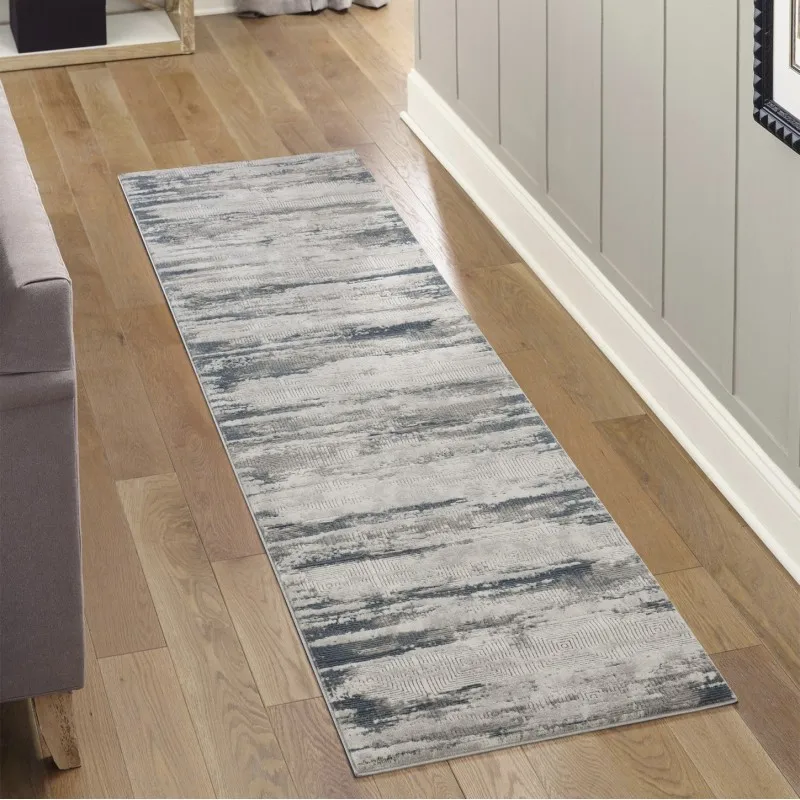

Geometrix GC_DIM1011 Gray 2 ft. 7 in. x 9 ft. 10 in. Area Rug