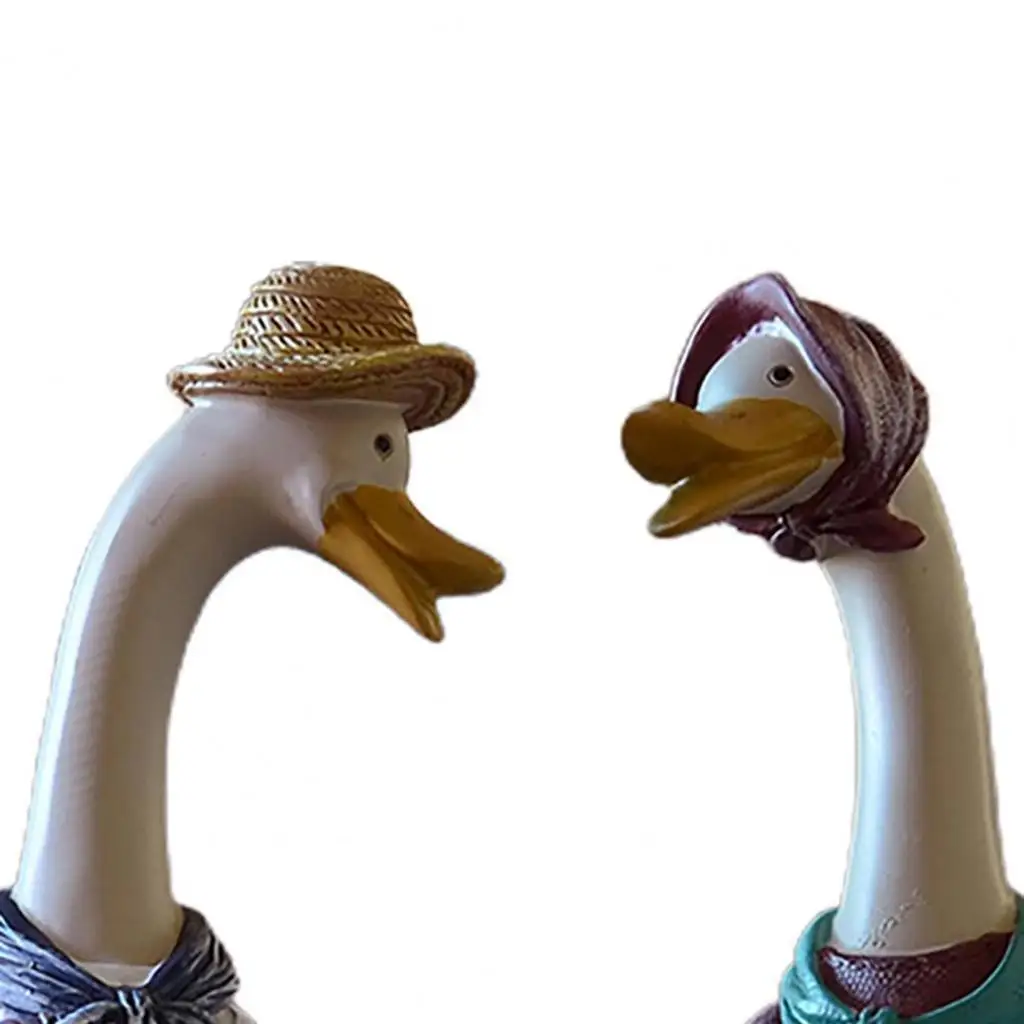 

Funny Duck Statue Crafts Animal Model Decoration for Courtyard Ornaments