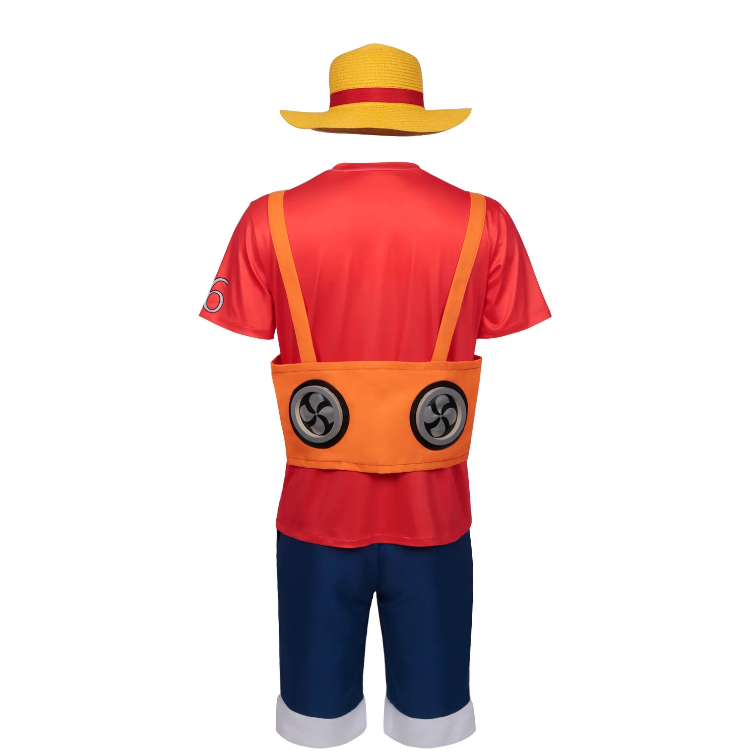 Anime Luffy Cosplay Costume pour Homme, Version Théâtrale